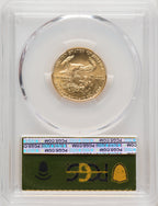 1986 $10 Quarter-Ounce Gold Eagle Gold Foil PCGS MS70