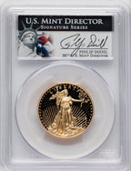 2014-W $25 Half-Ounce Gold Eagle DCAM PCGS PR70 Philip Diehl