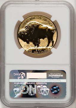 2013-W $50 One-Ounce Gold Buffalo Reverse Proof 100th Anniversary Mike Castle NGC PF70