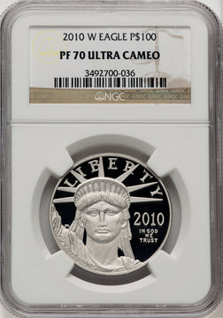 2010-W $100 One-Ounce Platinum Eagle Statue of Liberty NGC PF70 (770569132)