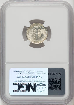 1940 10C Mercury Dime NGC MS68
