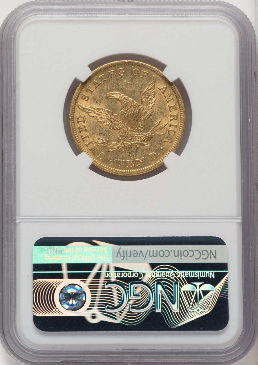 1839/8 $10 Large Letters Liberty Eagle NGC MS60 (769563027)