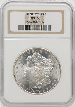 1878-CC Morgan Dollar NGC MS65 (771271006)