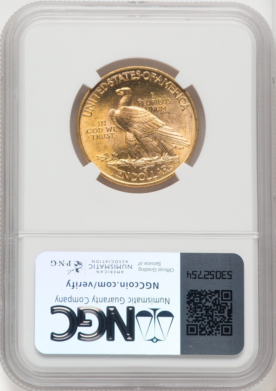 1911 $10 Indian Eagle NGC MS63 (771290096)