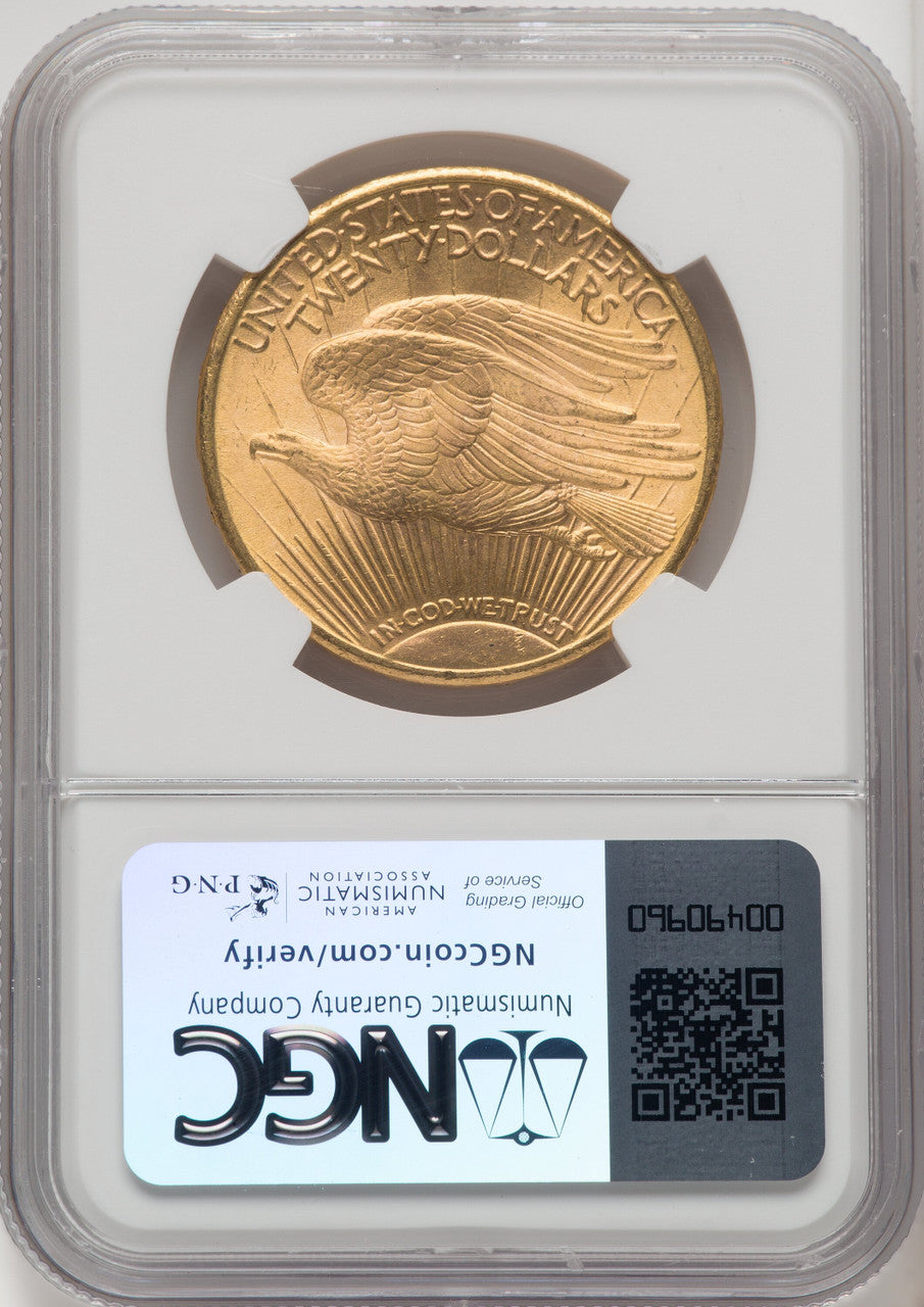 1911-S $20 Saint-Gaudens Double Eagle NGC MS66 (771337022)