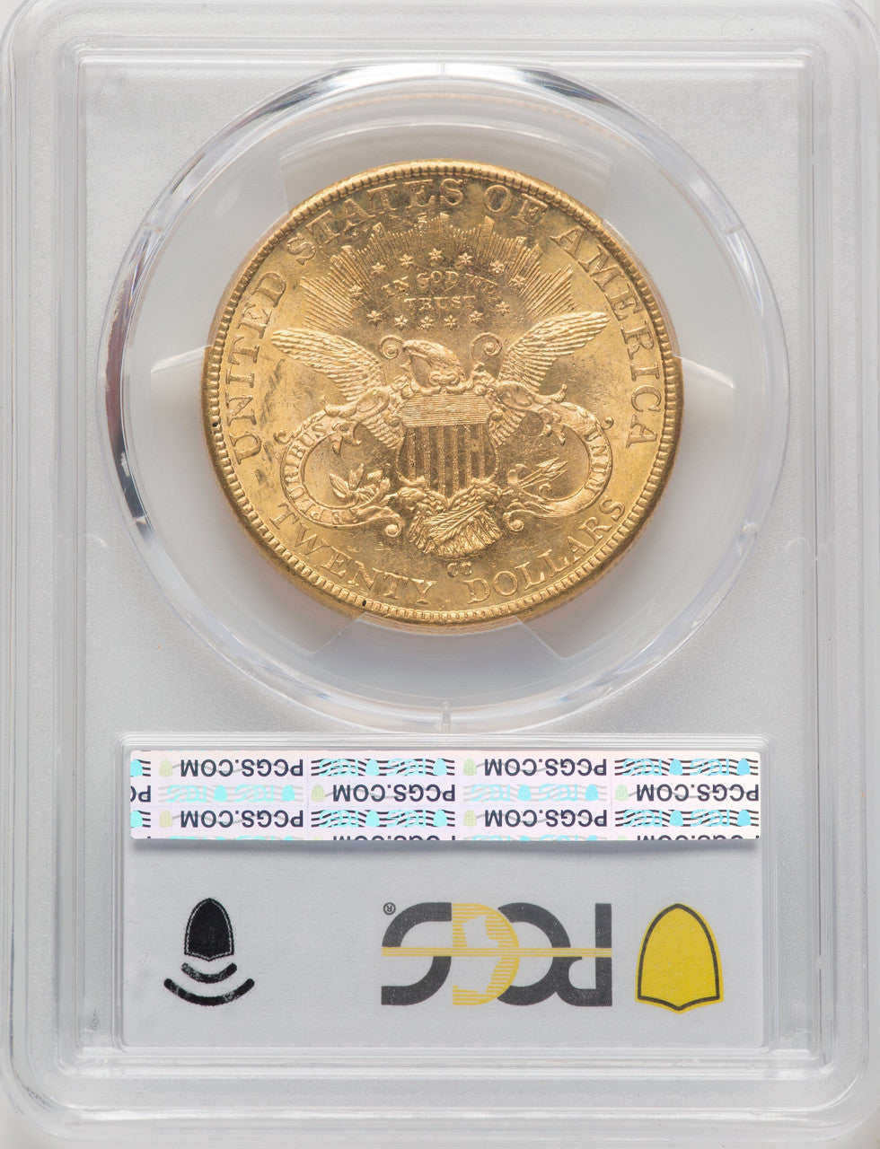 1893-CC $20 Liberty Double Eagle PCGS AU58 (771272003)