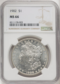 1902 Morgan Dollar NGC MS66 (770408009)