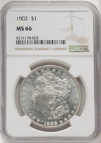 1902 Morgan Dollar NGC MS66 (770408009)
