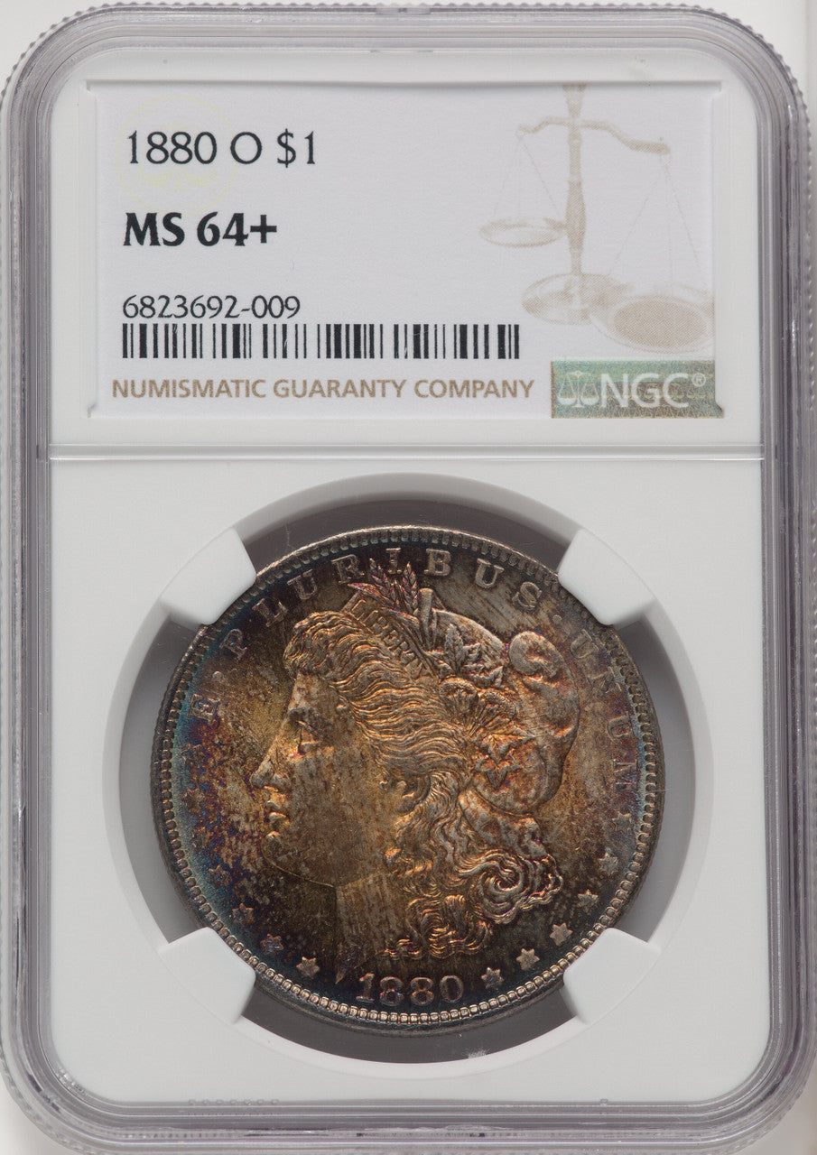 1880-O Morgan Dollar NGC MS64+