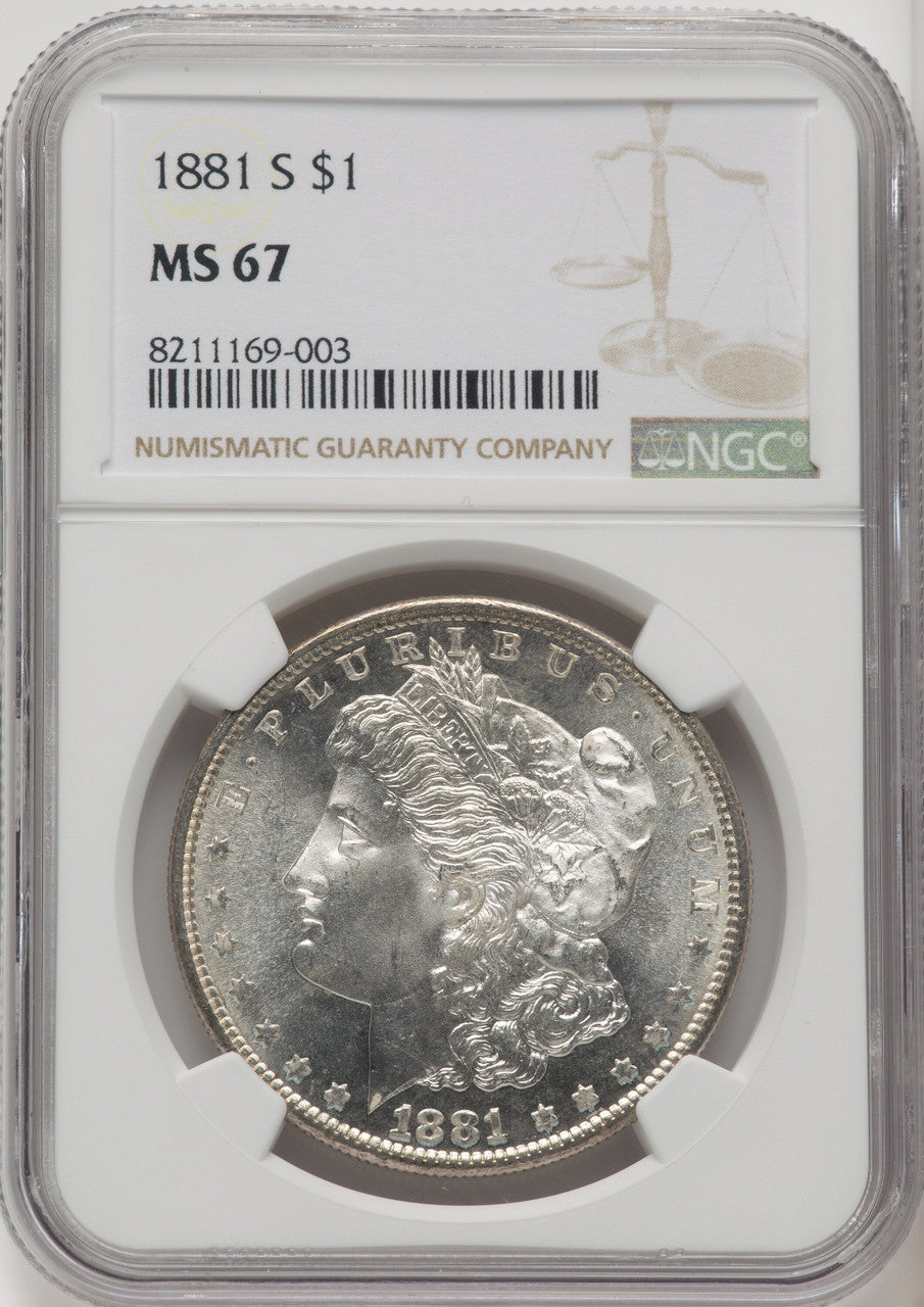 1881-S Morgan Dollar NGC MS67 (766959020)