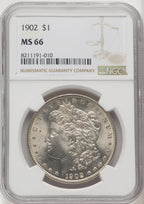 1902 Morgan Dollar NGC MS66 (769223016)