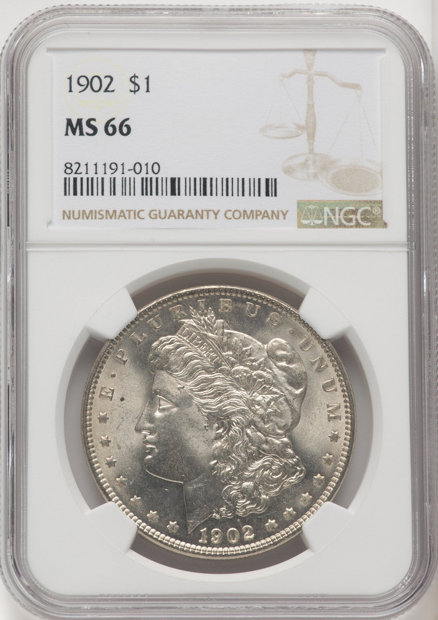1902 Morgan Dollar NGC MS66 (769223016)
