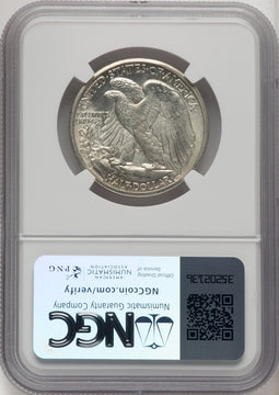 1943-D 50C Walking Liberty Half Dollar NGC MS67 (771528018)
