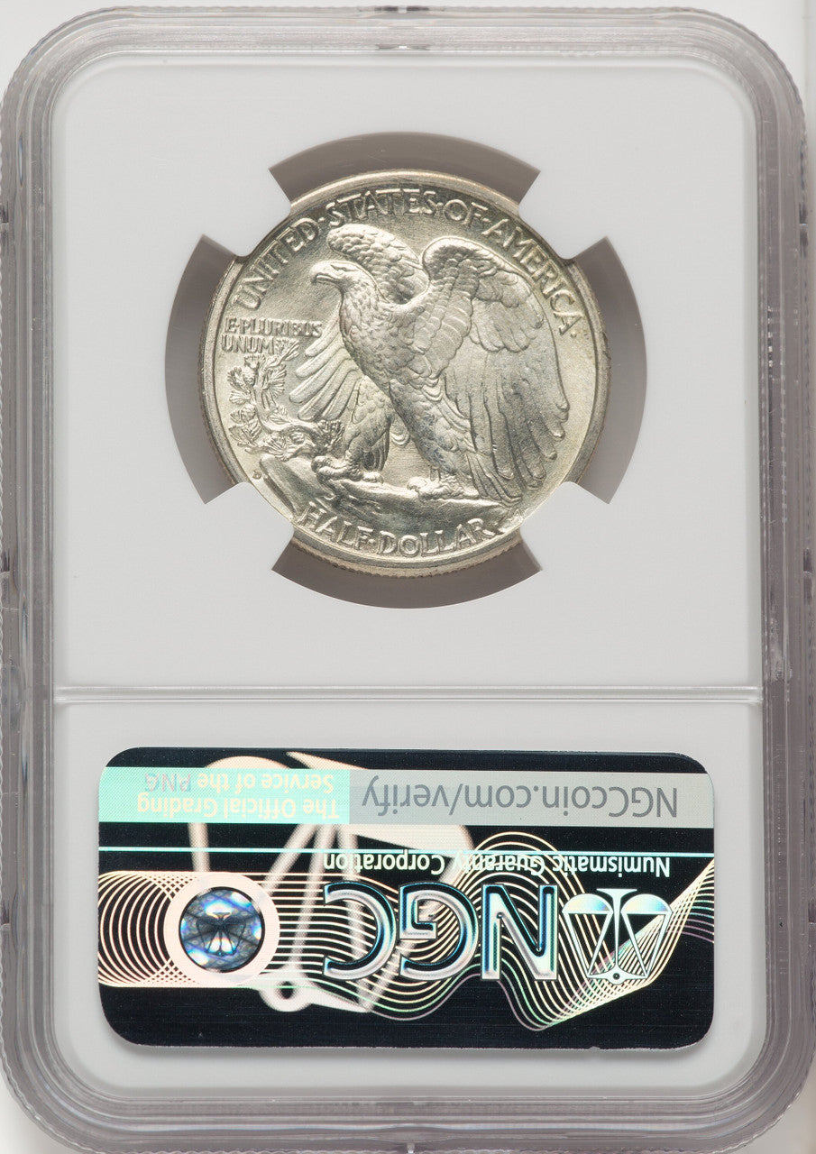 1941-D 50C Walking Liberty Half Dollar NGC MS67 (771528015)