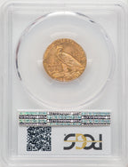 1909-D $5 CAC Indian Half Eagle PCGS MS64+