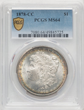 1878-CC Morgan Dollar PCGS MS64 (771527004)