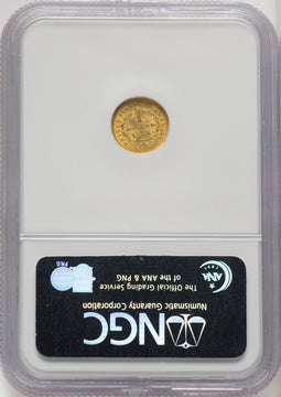 1851 G$1 CAC Gold Dollar NGC MS64