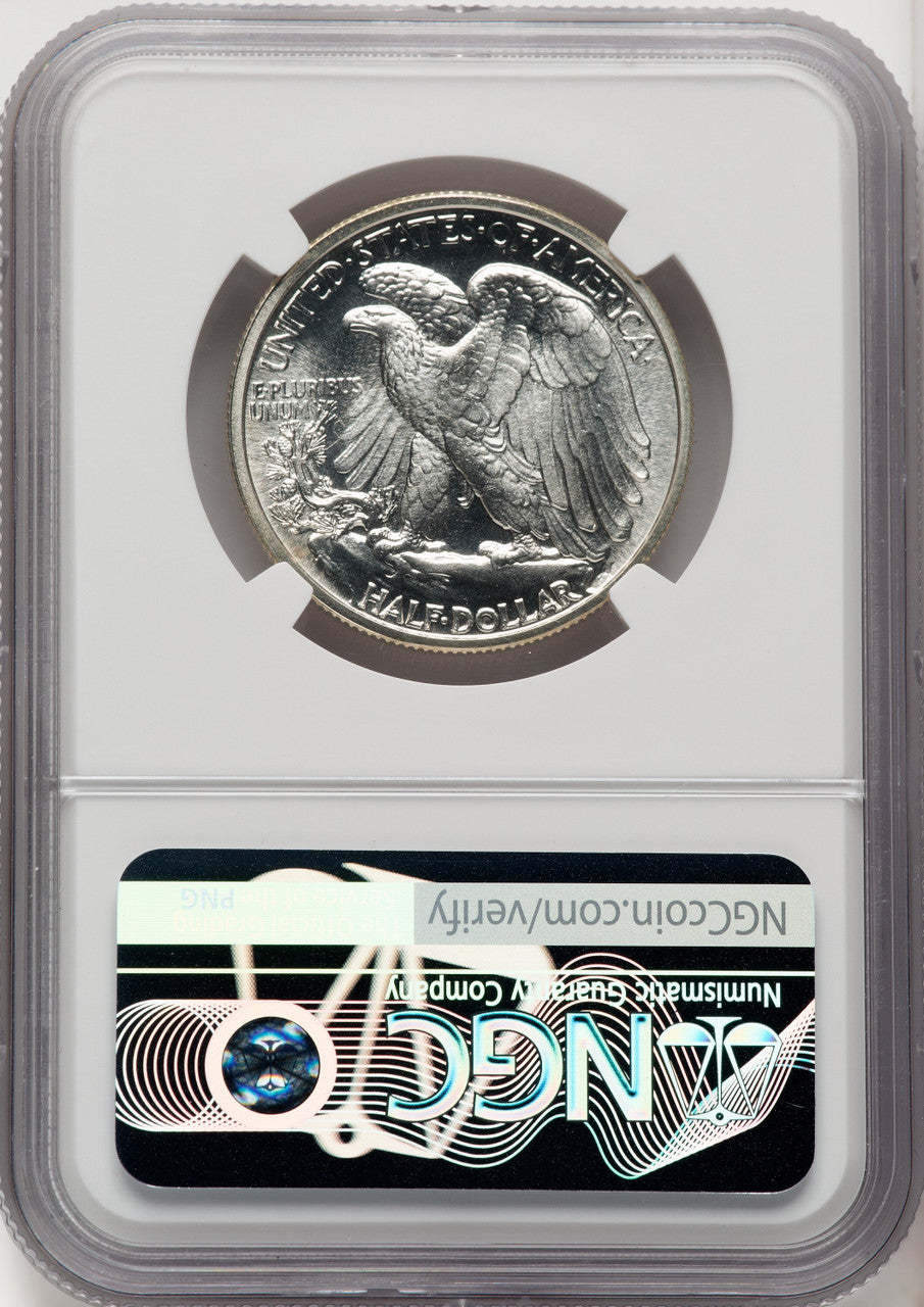 1942 50C CAC Proof Walking Liberty Half Dollar NGC PR67