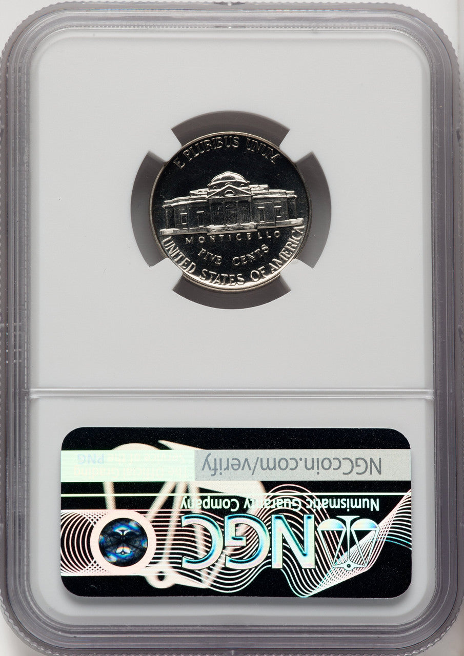 1938 5C Green Label Proof Jefferson Nickel NGC PR68