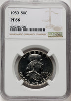 1950 50C Proof Franklin Half Dollar NGC PR66 (771528022)