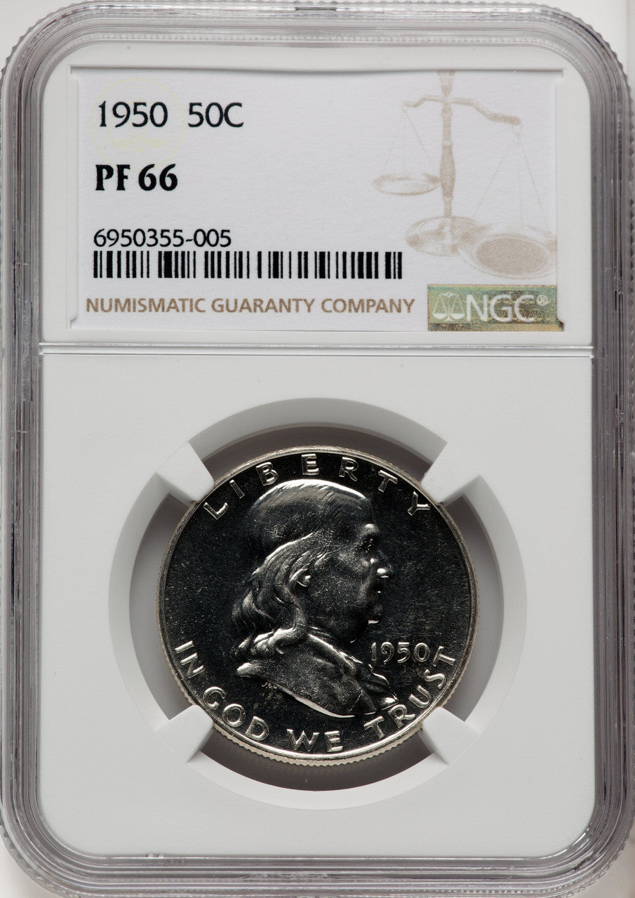 1950 50C Proof Franklin Half Dollar NGC PR66 (771528022)