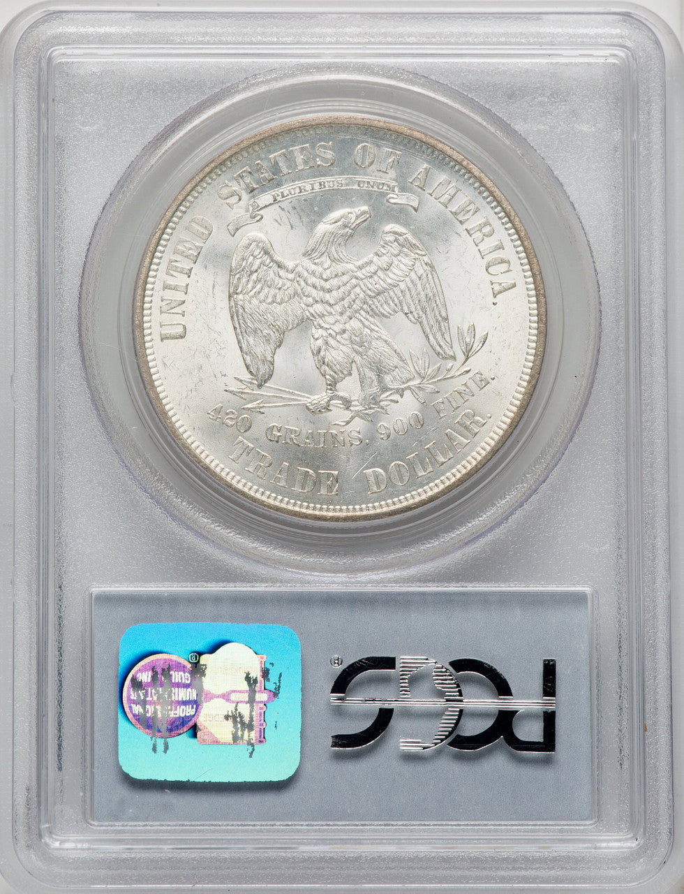 1874 T$1 CAC Trade Dollar PCGS MS64