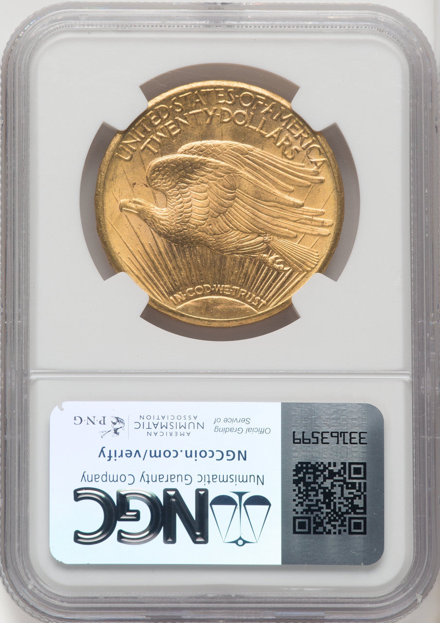 1914-S $20 Saint-Gaudens Double Eagle NGC MS65+