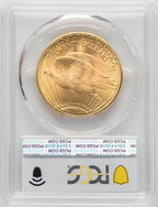 1922-S $20 Saint-Gaudens Double Eagle PCGS MS65
