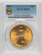1927 $20 Saint-Gaudens Double Eagle PCGS MS67 (519890003)