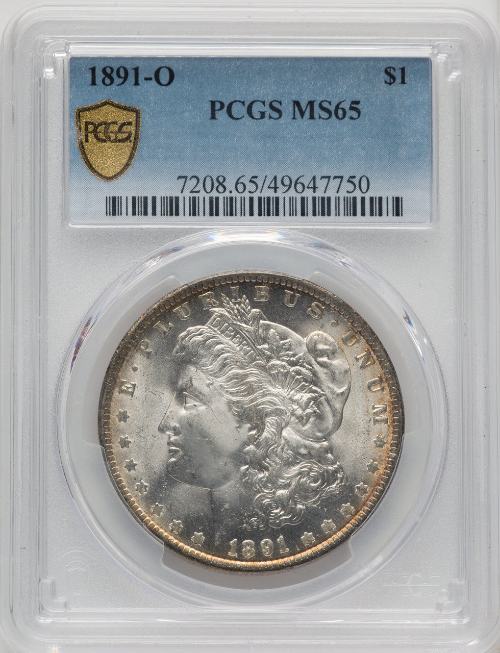 1891-O Morgan Dollar PCGS MS65