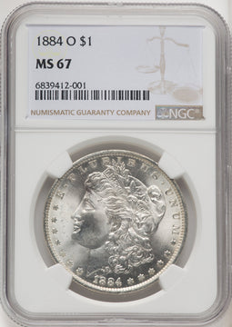 1884-O Morgan Dollar NGC MS67 (519876005)