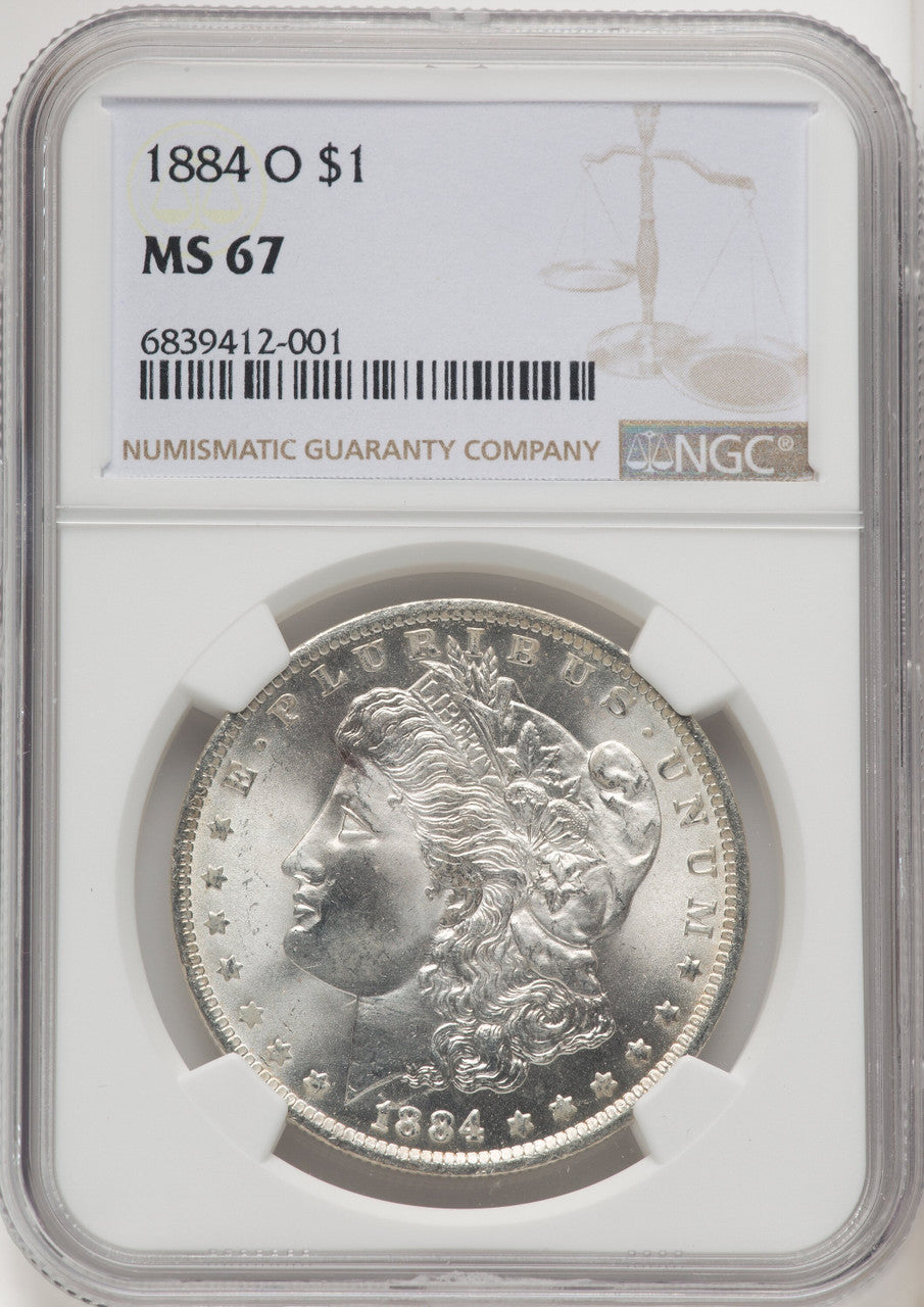 1884-O Morgan Dollar NGC MS67 (519876005)
