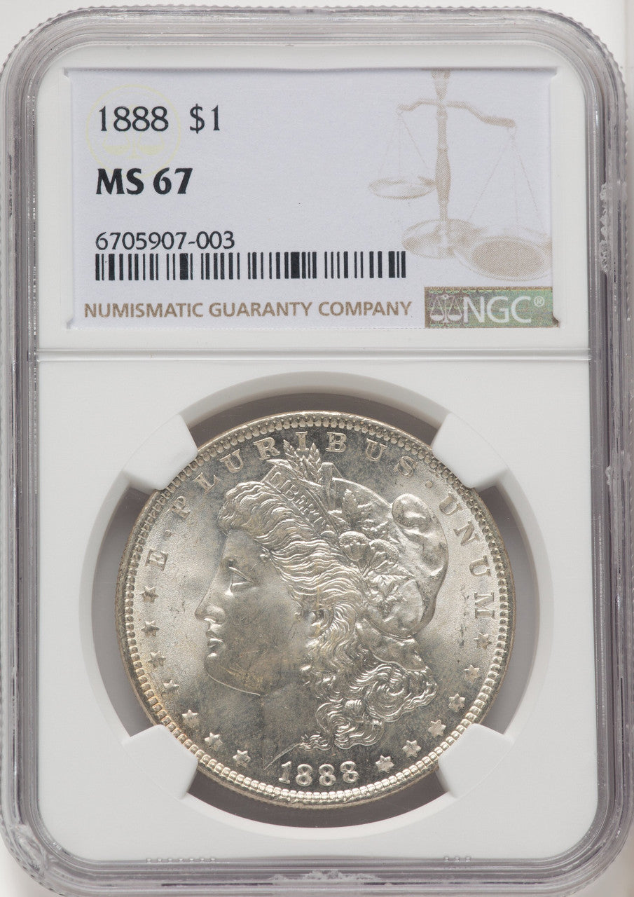 1888 Morgan Dollar NGC MS67 (771515003)
