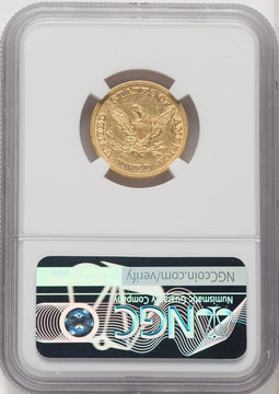 1857-S $5 Liberty Half Eagle NGC AU55 (771520003)