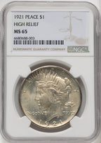 1921 Peace Dollar NGC MS65 (771524004)