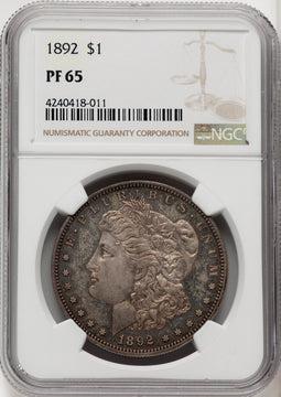 1892 Proof Morgan Dollar NGC PR65