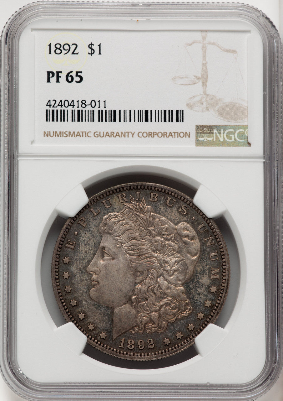1892 Proof Morgan Dollar NGC PR65