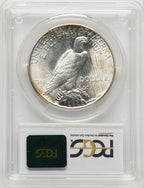 1934 Peace Dollar PCGS MS65
