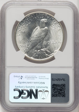 1934 Peace Dollar NGC MS65 (771124085)