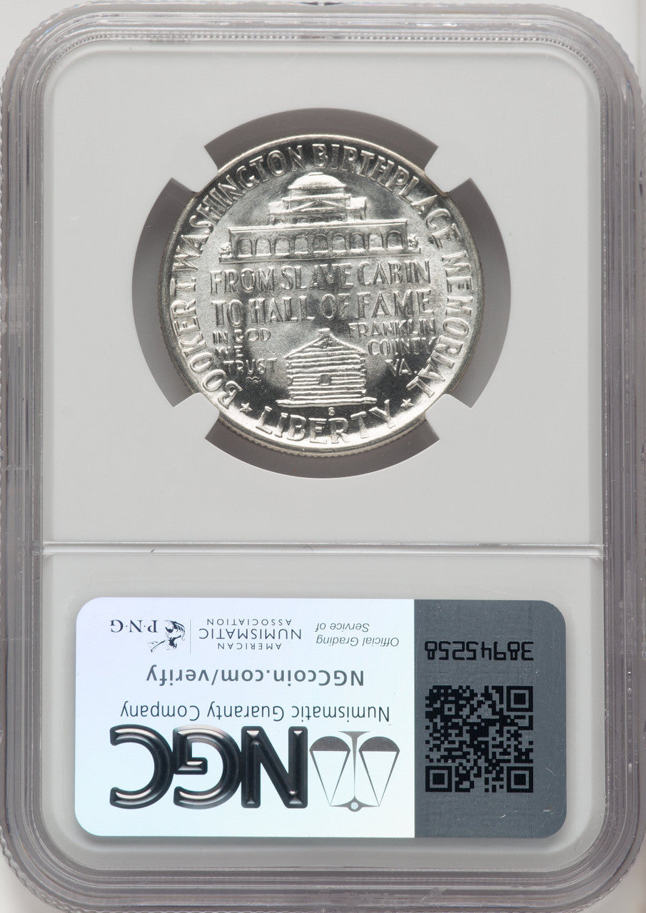 1948-S 50C Booker T. Washington Commemorative Silver NGC MS67 (771124087)