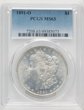 1891-O Morgan Dollar PCGS MS63 (519806127)