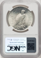 1925 Peace Dollar NGC MS66+ (771124104)