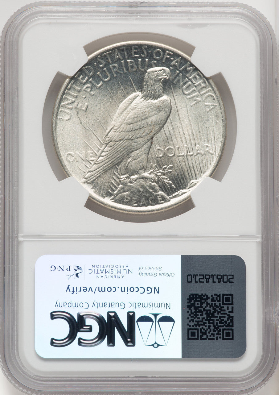 1925 Peace Dollar NGC MS66+ (771124104)