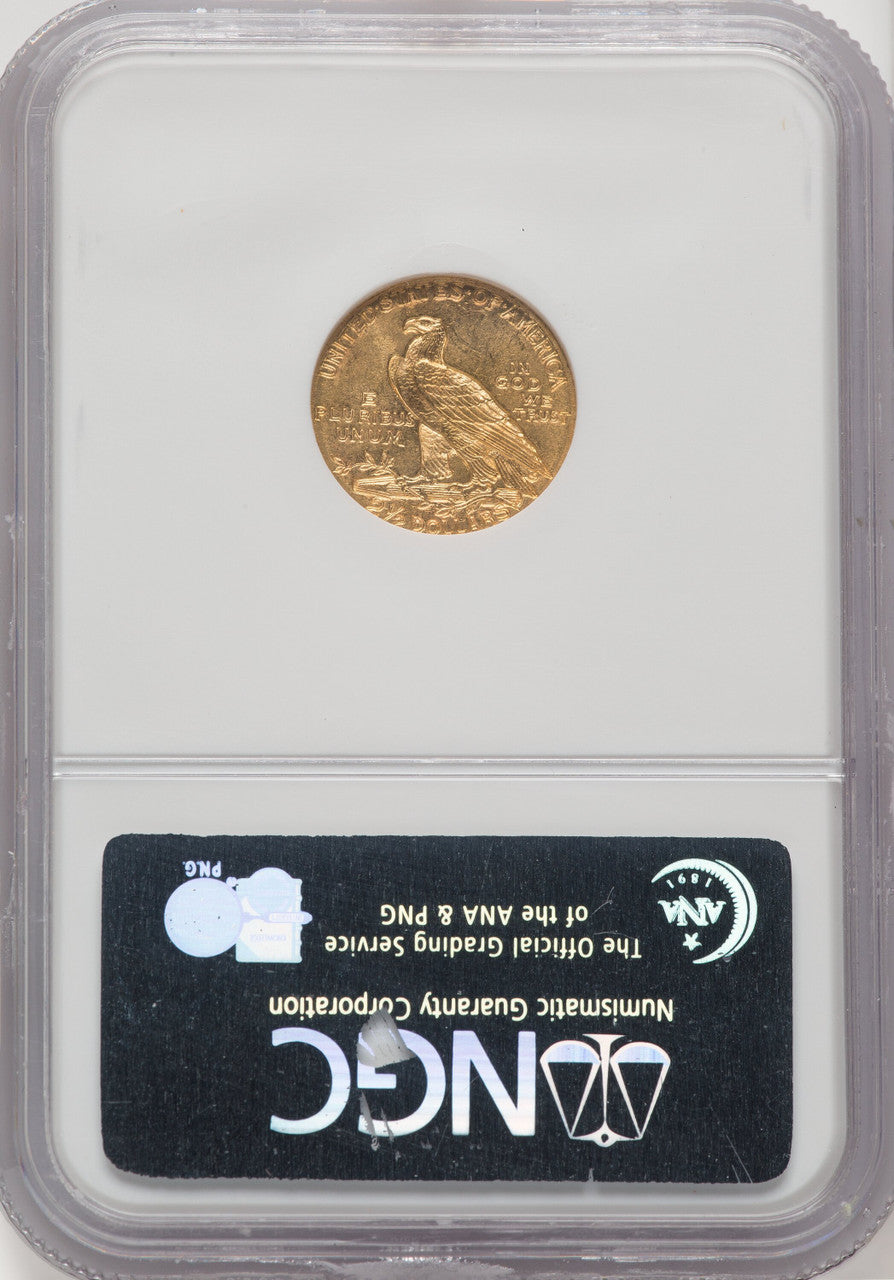 1910 $2.50 Indian Quarter Eagle NGC MS63 (771124155)
