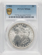 1902 Morgan Dollar PCGS MS66 (771124131)