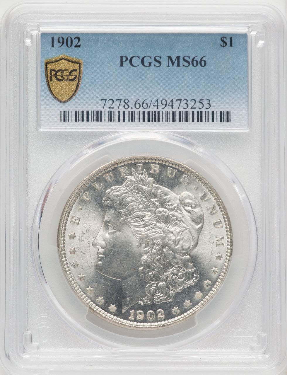 1902 Morgan Dollar PCGS MS66 (771124131)