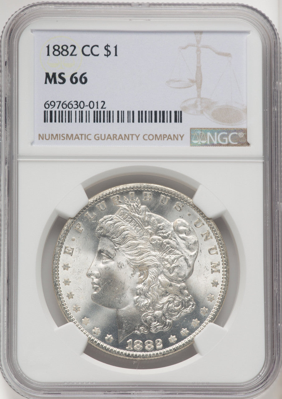 1882-CC Morgan Dollar NGC MS66 (771124082)