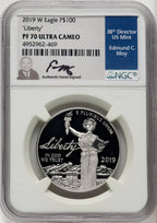 2019-W $100 One-Ounce Platinum Eagle Liberty NGC PF70 (769461010)