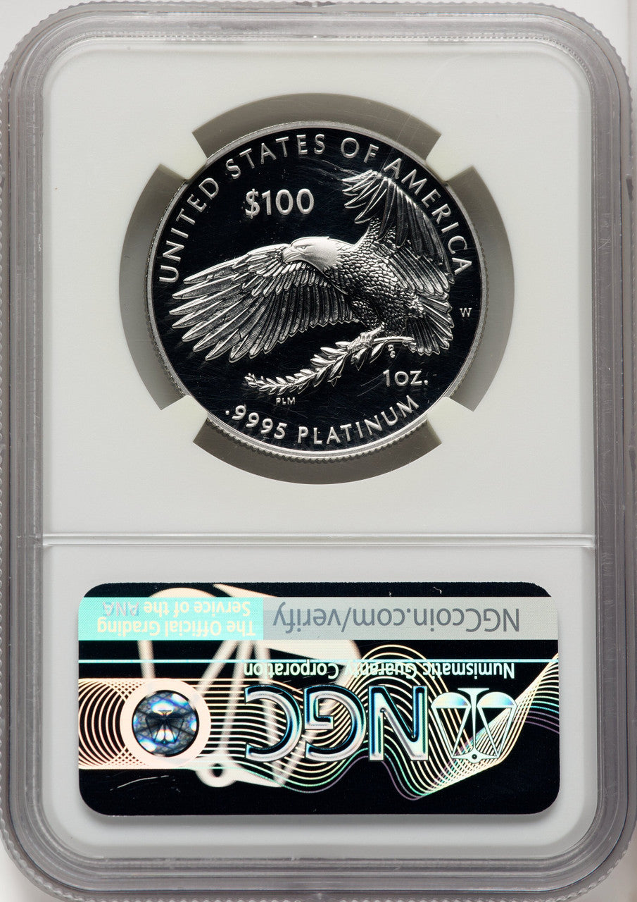 2019-W $100 One-Ounce Platinum Eagle Liberty NGC PF70 (769461010)