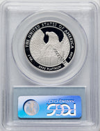 2007-W $100 One-Ounce Platinum Eagle Statue of Liberty PCGS PR70